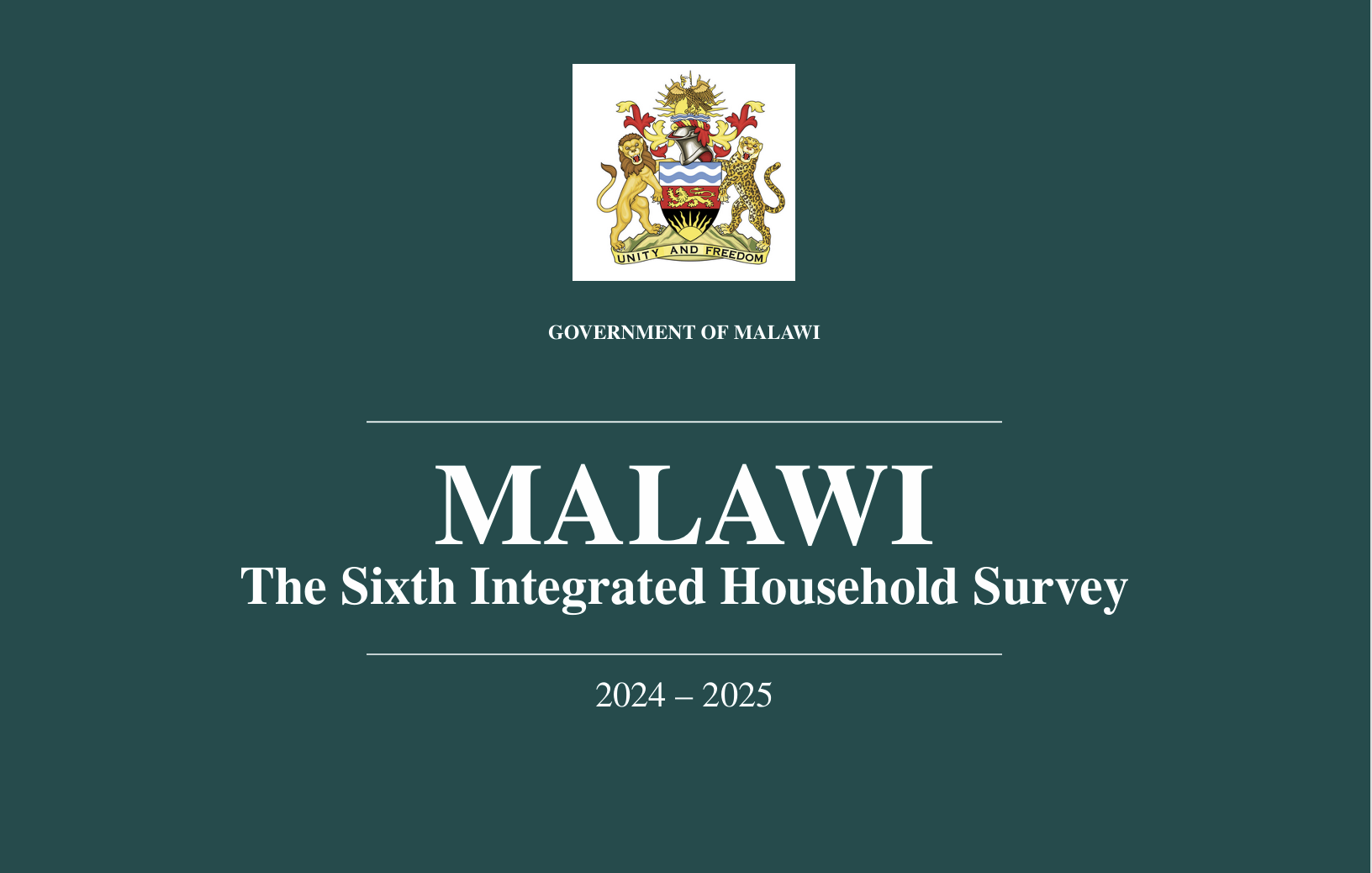 Sixth Integrated Household Survey
